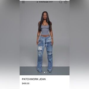 A Vintage Patchwork Jean